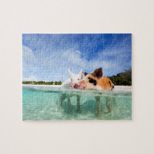 Zwei kleine Ferkel Puzzle