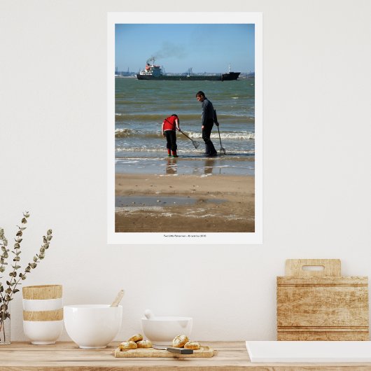 Zwei kleine Fischer Poster (Küche)