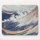 Zwei kleine Fischerboote auf dem Meer Mousepad (Vorne)