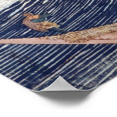 Zwei kleine Fischerboote auf dem Meer Poster (Ecke)