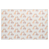 Zwei kleine Giraffen Stoff (Fat Quarter (45,7 x 55,9 cm))