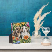 Zwei kleine Hasen Fotoplatte (InSitu)