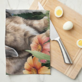 Zwei kleine Hasen Geschirrtuch (Viertel Falte)