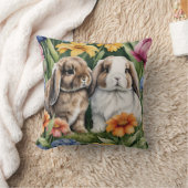 Zwei kleine Hasen Kissen (Decke)