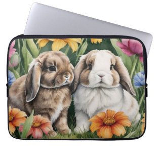 Zwei kleine Hasen Laptopschutzhülle
