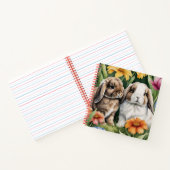 Zwei kleine Hasen Notizblock (Innenseite)