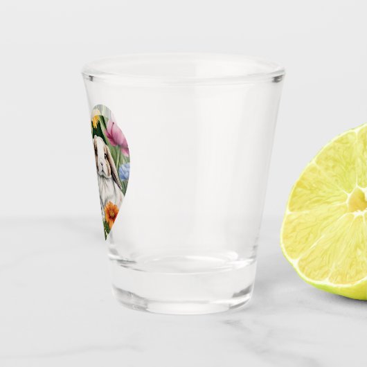 Zwei kleine Hasen Schnapsglas (Rechts)