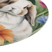 Zwei kleine Hasen Schneidebrett (Ecke)