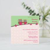 Zwei kleine Hütten - Geburtstagsparty einladen Einladung (Stehend Vorderseite)