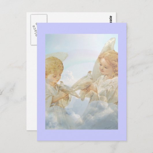 Zwei kleine Kirschen. Postkarte (Vorne/Hinten)