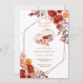 Zwei kleine Kürbis laden Twin Marsala ein Einladung (Vorderseite)