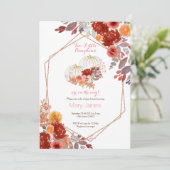 Zwei kleine Kürbis laden Twin Marsala ein Einladung (Stehend Vorderseite)