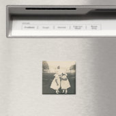 zwei kleine Mädchen küssen Magnet (In Situ (Geschirrspüler))