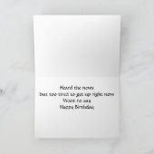 "ZWEI KLEINE PIGGIES" SAY **GLÜCKLICHER GEBURTSTAG KARTE (Innenseite)