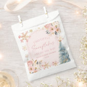 Zwei kleine Schneeflocken Winter Twins Kinderdusch Geschenktütchen (Ausgeschnitten)