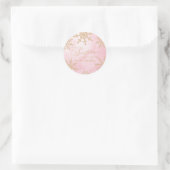 Zwei kleine Schneeflocken Winter Twins Kinderdusch Runder Aufkleber (Tasche)