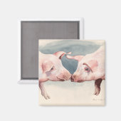 Zwei kleine Schweine 2012 Magnet (Vorderseite/Rückseite)