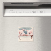 Zwei kleine Schweine 2012 Magnet (In Situ (Geschirrspüler))