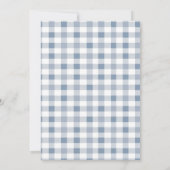 Zwei kleine Süsse Pies Blueberry Babydusche Einladung (Rückseite)