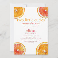 Zwei kleine Süssen Orange Scheiben Twins Kinderdus