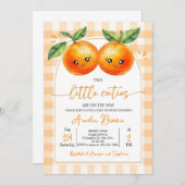 Zwei kleine Süssen sind auf dem Weg zu einem "Einl Einladung (Vorne/Hinten)