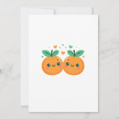 Zwei kleine Süssen sind unterwegs. Einladung (Rückseite)