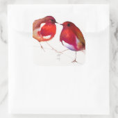 Zwei kleine Tintenfische 2014 Quadratischer Aufkleber (Tasche)