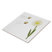 Zwei kleine und niedliche Bienen Fliese (Seite)