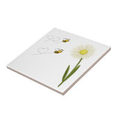 Zwei kleine und niedliche Bienen Fliese (Seite)