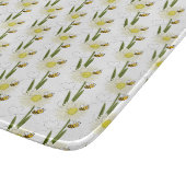 Zwei kleine und niedliche Bienen Schneidebrett (Ecke)