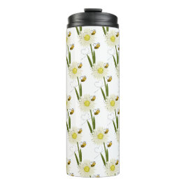 Zwei kleine und niedliche Bienen Thermosbecher