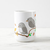 Zwei kleine Vögel Kaffeetasse (Mittel)