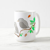 Zwei kleine Vögel Kaffeetasse (VorderseiteRechts)