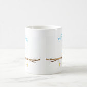 Zwei kleine Vögel Kaffeetasse (Mittel)