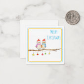 Zwei kleine Vögel Mitteilungskarte (Vorderseite/Rückseite Beispiel)