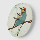 Zwei kleine Vogeluhr Große Wanduhr (Winkel)