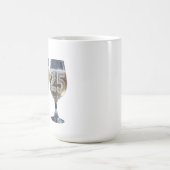 Zwei Klingengläser mit Blasen Kaffeetasse (Mittel)