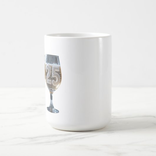 Zwei Klingengläser mit Blasen Kaffeetasse (Mittel)