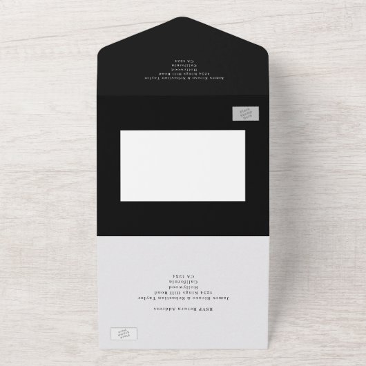 Zwei Könige machen eine Paarschwulenhochzeit All In One Einladung (Außenbereich)