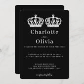 Zwei Königinnen machen eine paarige Hochzeit für G (Vorne/Hinten)