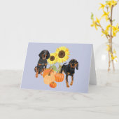 Zwei Konsonanten im Herbst Karte (Gelbe Blume)