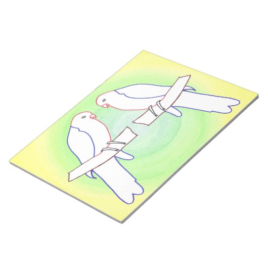 Zwei Konturen zum Färben von Folien Notizblock (angewinkelt)