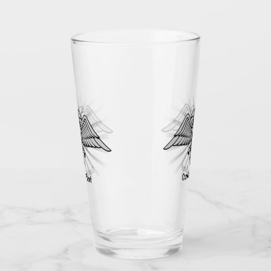 Zwei Kopfadler Glas (Links)