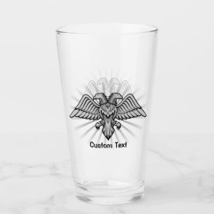 Zwei Kopfadler Glas