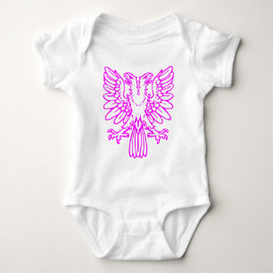 Zwei Kopfadler - Magenta Baby Strampler