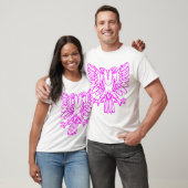 Zwei Kopfadler - Magenta T-Shirt (Unisex)