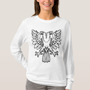 Zwei Kopfadler - Schwarz T-Shirt