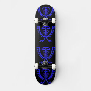 Zwei Kopfblaue Adlerskateboard Skateboard
