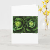 Zwei Köpfe Karte (Gelbe Blume)