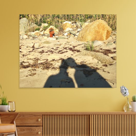 Zwei Köpfe sind besser als Leinwanddruck (Insitu (Wohnzimmer))